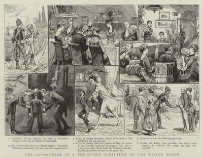 The Adventures of a Volunteer Subaltern on the Easter March by Charles Edwin Fripp